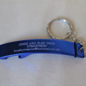 SASD Anodized Keyring Bottle Opener - Blue
